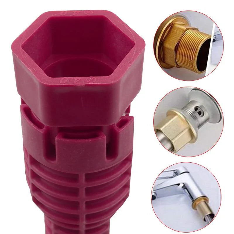 🔧 Llave de Plomería Multifuncional 8 en 1
